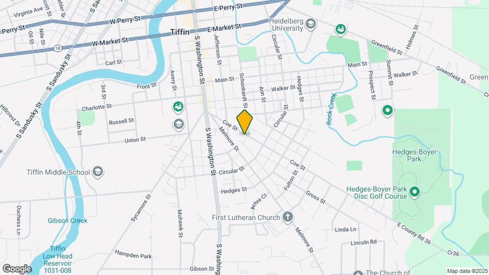 106 Coe St Map and Location Details