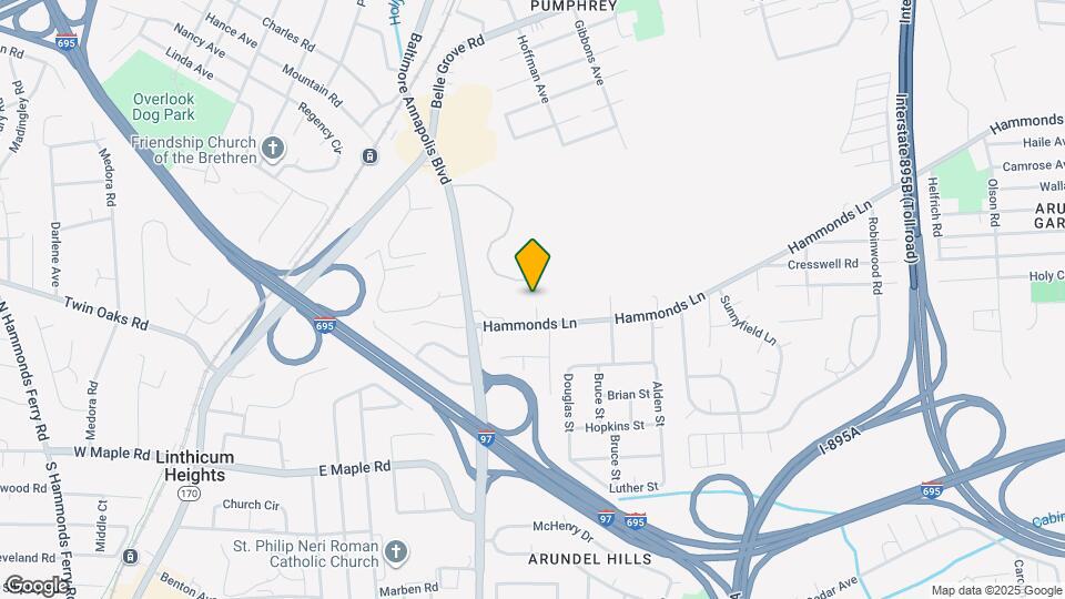 600 Hammonds Ct Map and Location Details