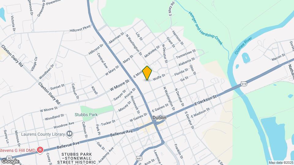 414 N Franklin St Map and Location Details