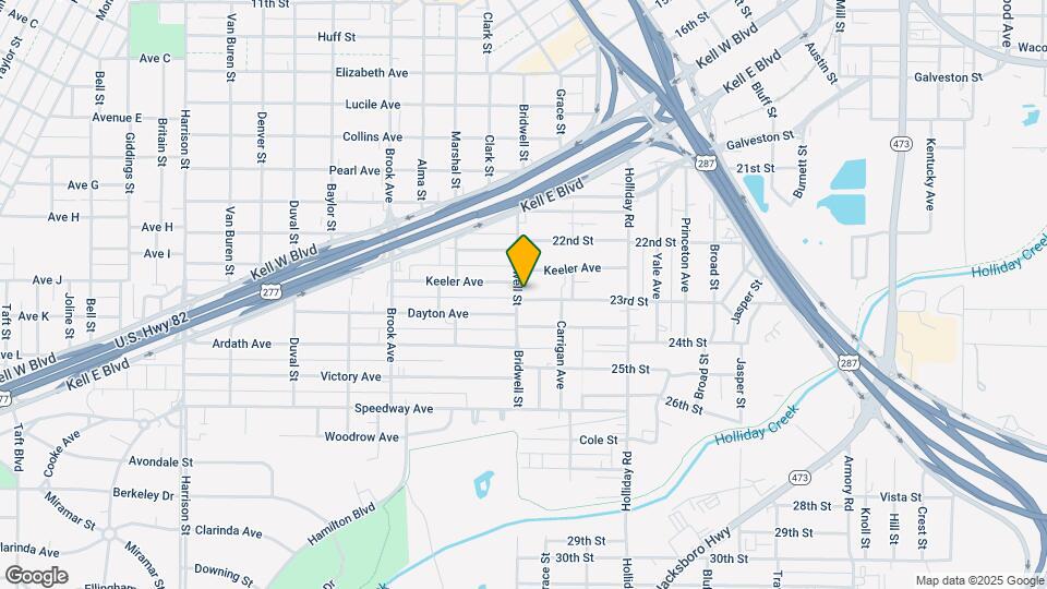 2223 Bridwell St Map and Location Details