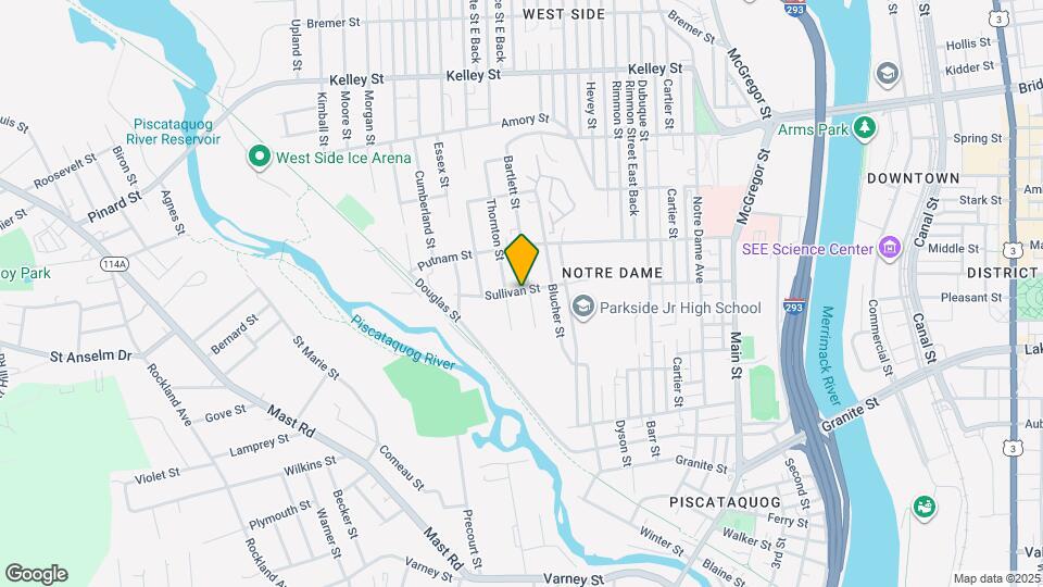 250 Bartlett St, Unit #1 Map and Location Details