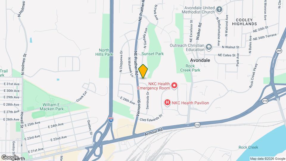 2645 Seminole Dr Mapa y Detalles de la Ubicación