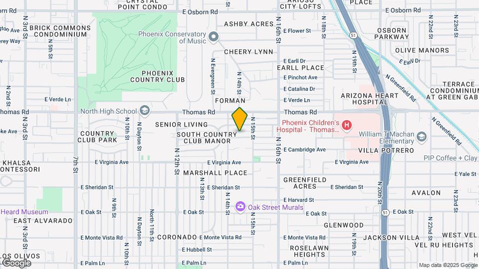 1422 E Windsor Ave Map and Location Details