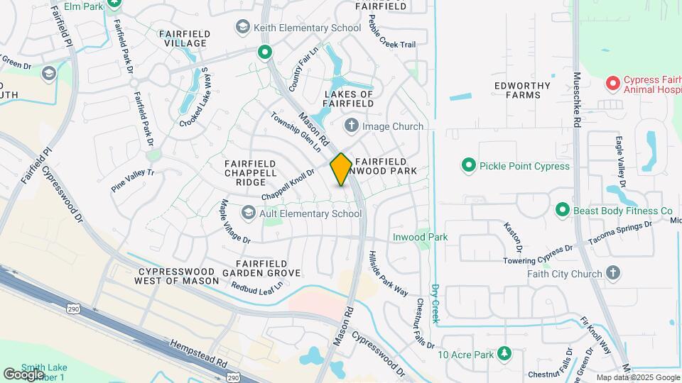 15515 Township Glen Ln Map and Location Details