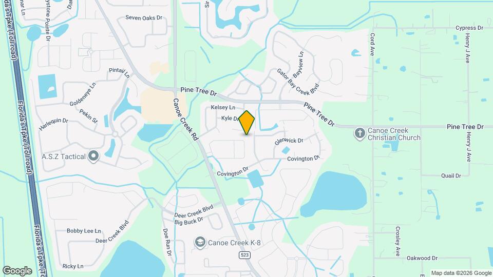 1825 Cayman Cove Cir Map and Location Details