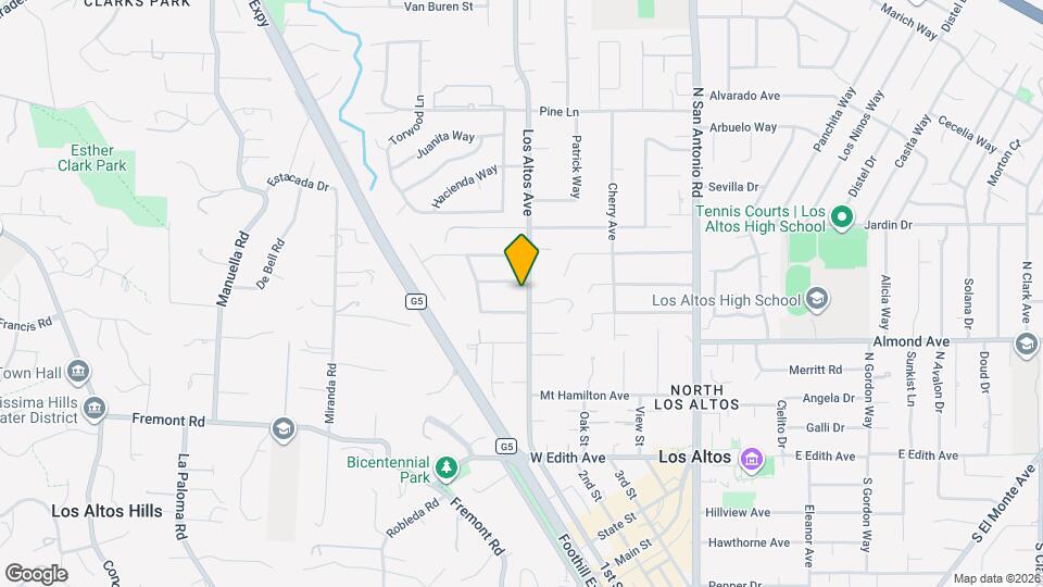 280 Los Altos Ave Mapa y Detalles de la Ubicación