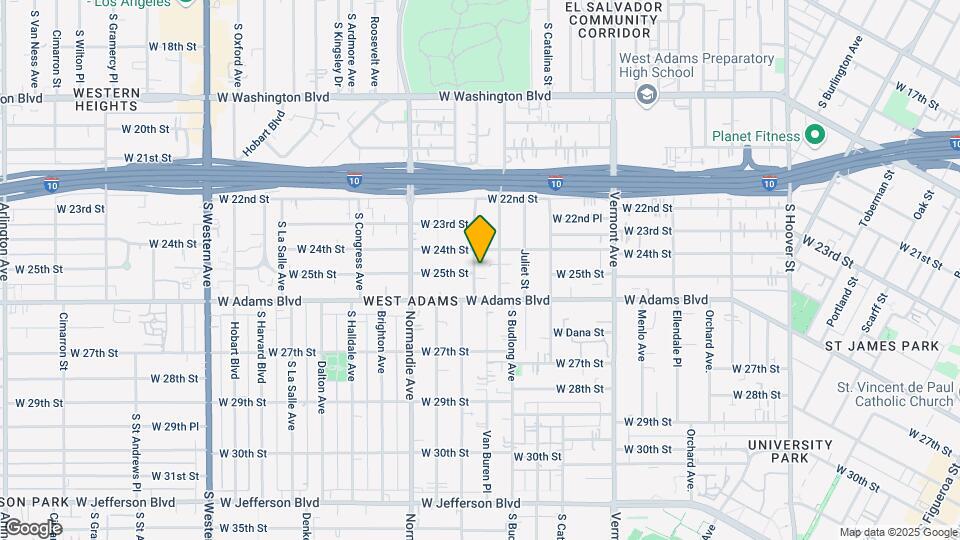 2424 Raymond Ave Map and Location Details