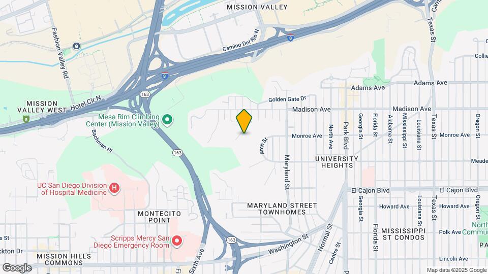 4525 Rhode Island St Map and Location Details