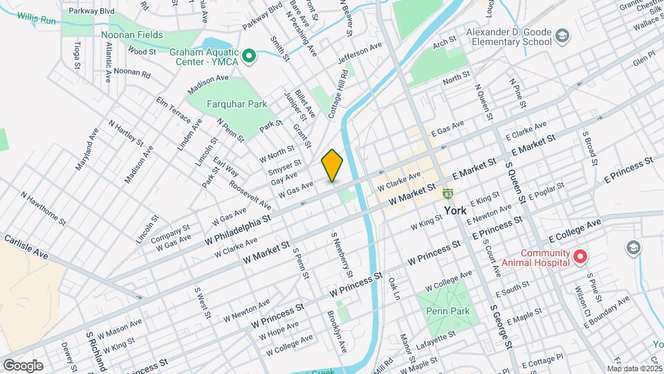 239 W Philadelphia St Map and Location Details