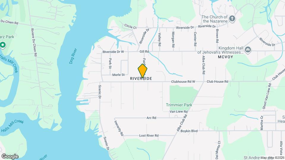 3424 Fairfield Rd Map and Location Details