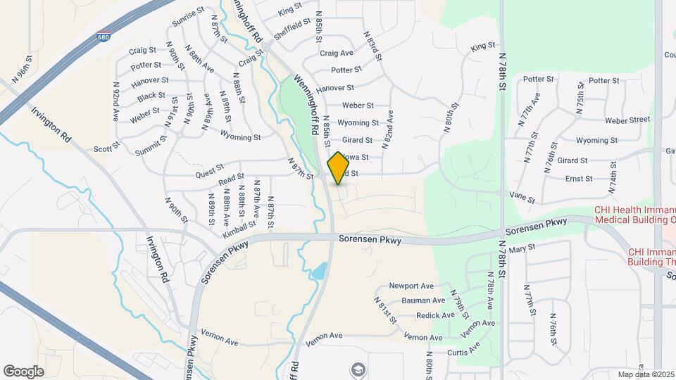 Redwood Omaha Wenninghoff Road Map and Location Details