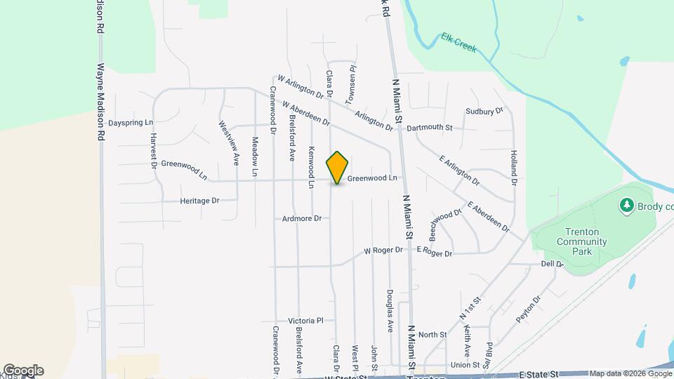 430 Clara Dr Map and Location Details