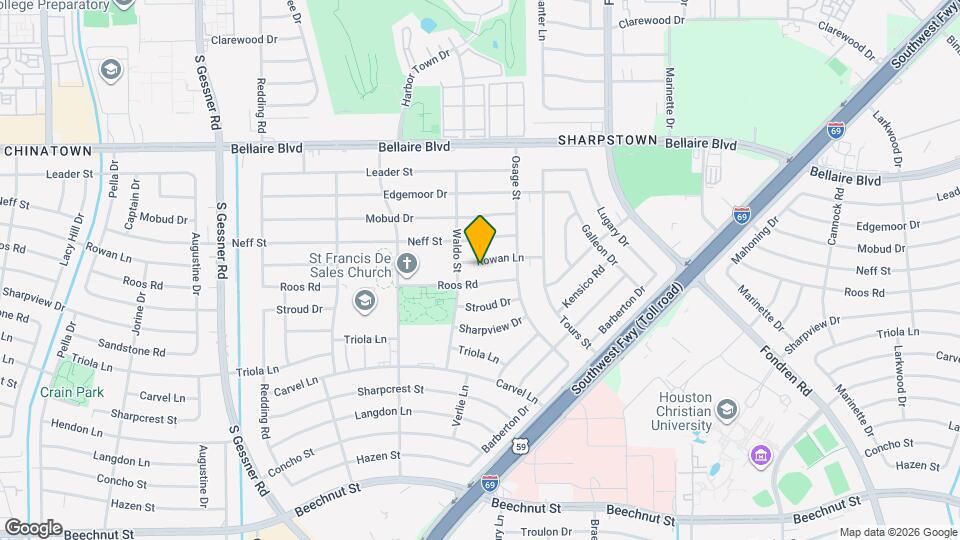 8007 Rowan Ln Map and Location Details
