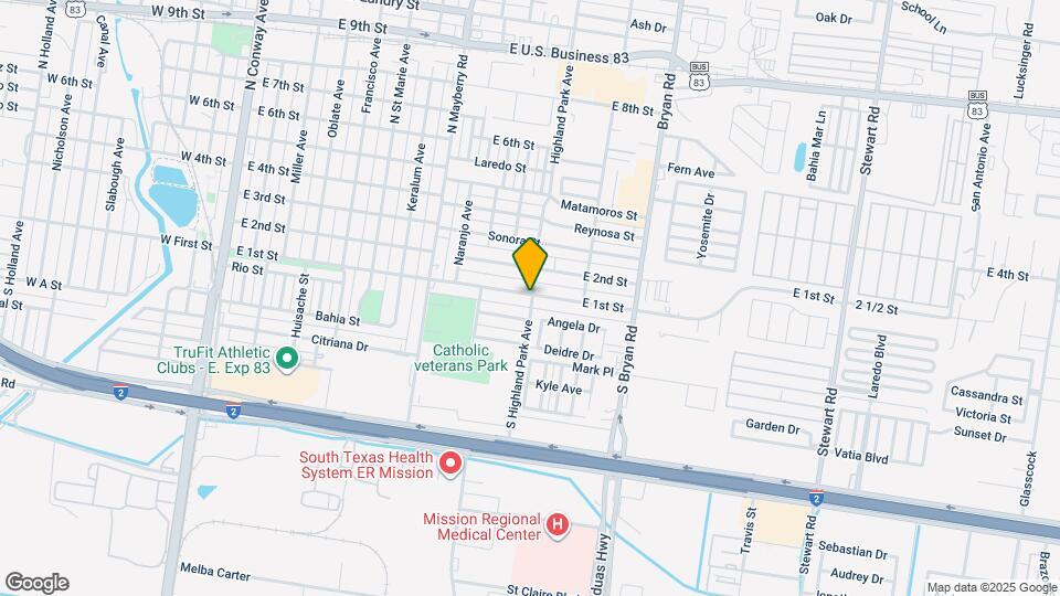 18 Highland Park Ave Map and Location Details