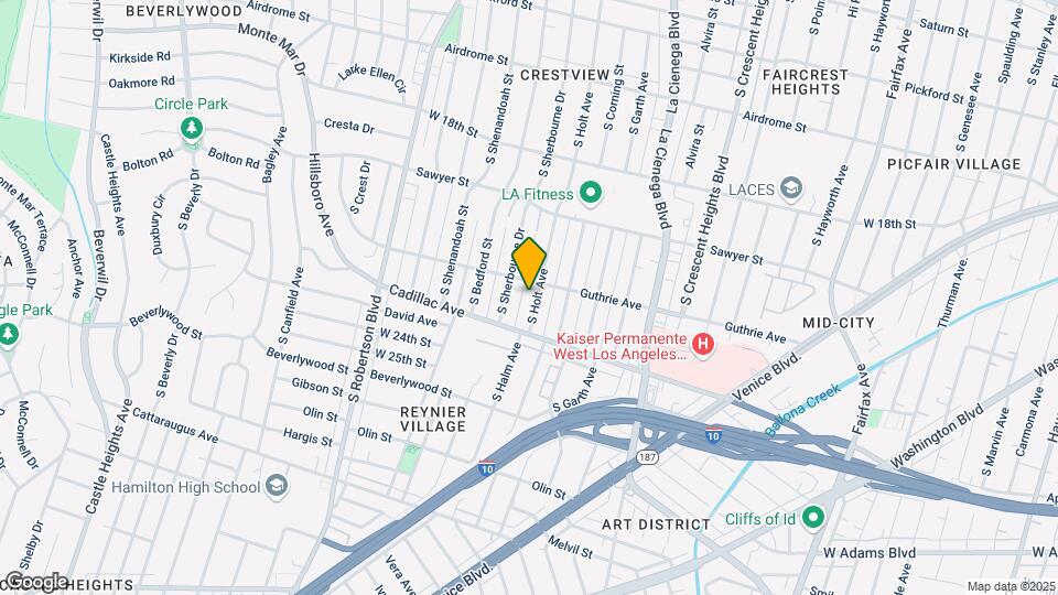 2015 S Holt Ave Mapa y Detalles de la Ubicación
