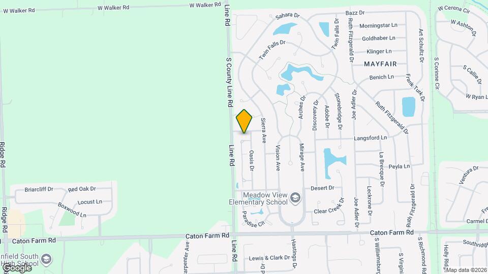 2745 Canyon Dr Map and Location Details