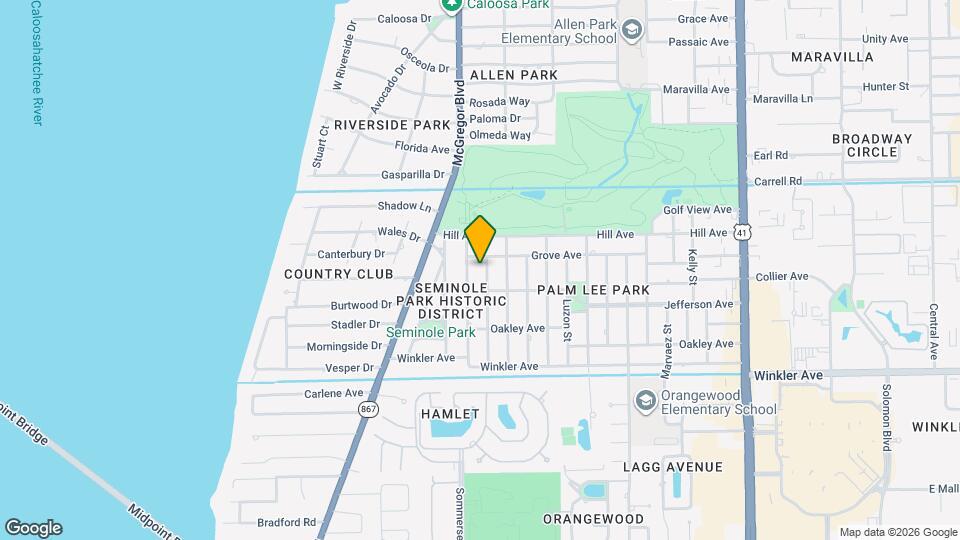 3728 Luverne St Mapa y Detalles de la Ubicación