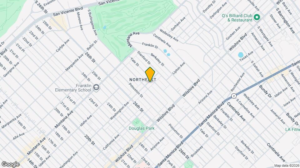 2818 Washington Ave Map and Location Details