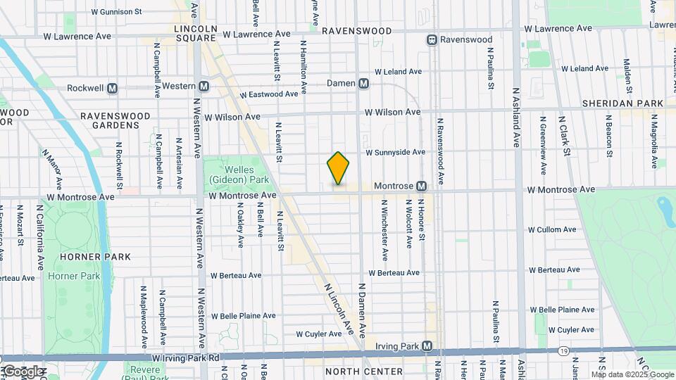 2034 W Montrose Ave Map and Location Details