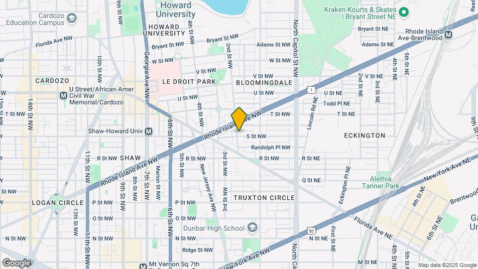 151 S St NW Map and Location Details