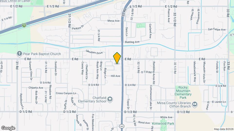 2-3252 Mesa Ave Map and Location Details