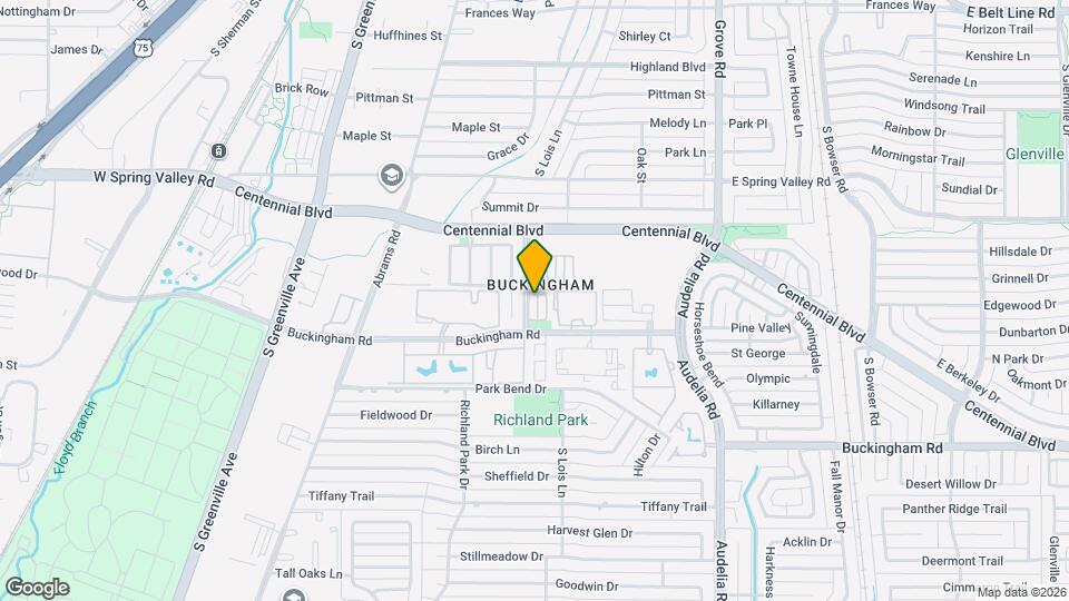 923 Whitehall Dr Map and Location Details