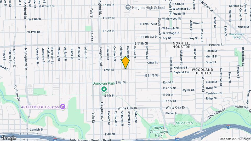 414 E 9th St Map and Location Details