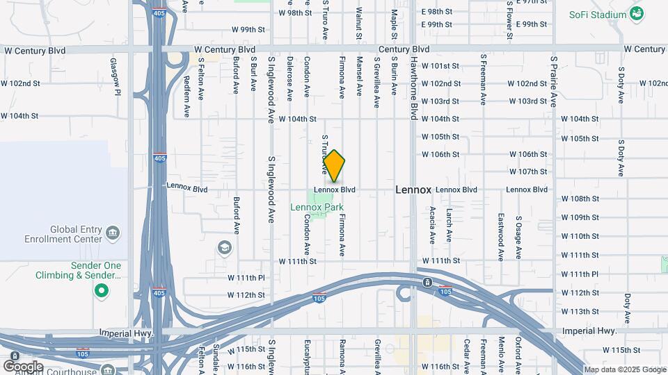 4617 W Lennox Blvd Map and Location Details
