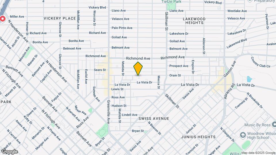 5900 Oram St Map and Location Details