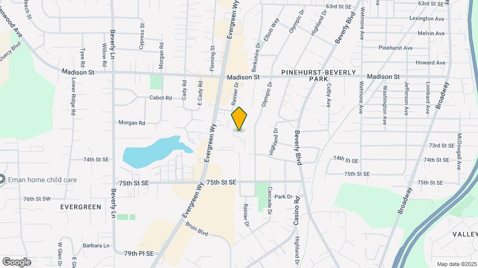 7125 Rainier Dr Map and Location Details