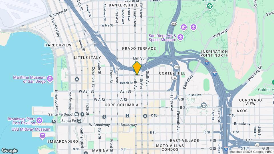 1551 4th Ave, Unit 712 Map and Location Details