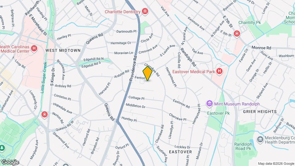 501 Fenton Pl Map and Location Details