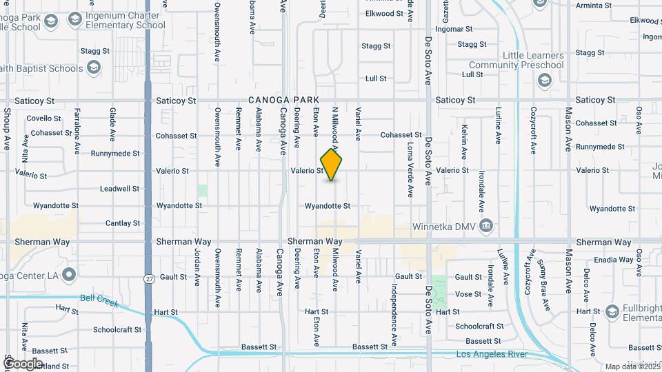 7333 Milwood Ave Map and Location Details