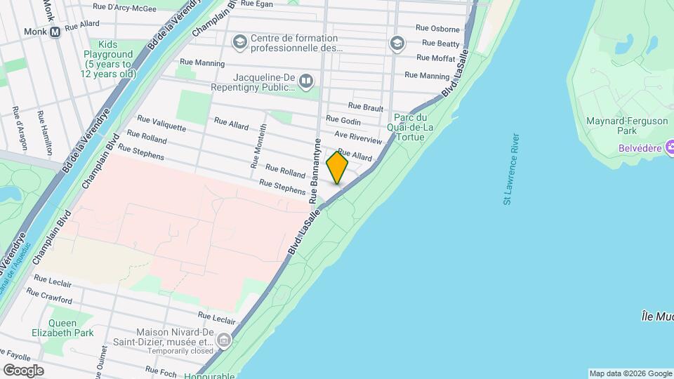 6401 Lasalle Boul Map and Location Details