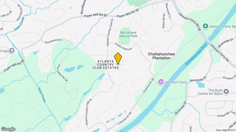 4492 Chattahoochee Plantation Dr SE Map and Location Details