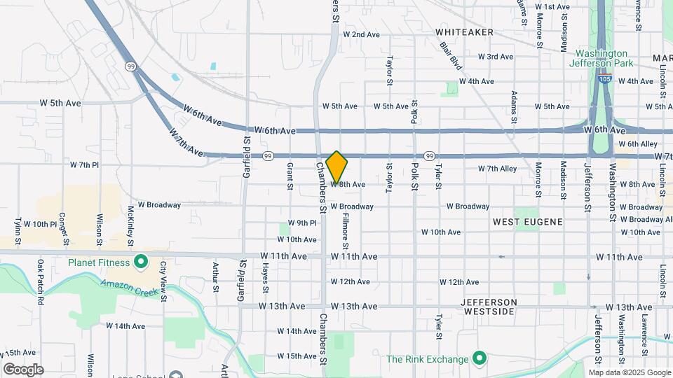 1612 W 8th Ave Map and Location Details