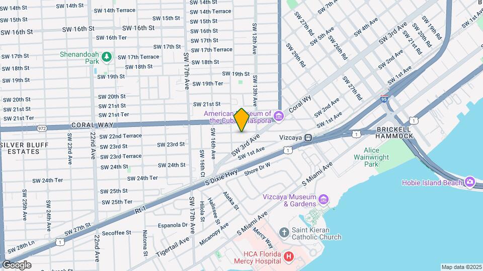1352 SW 22nd Terrace Map and Location Details