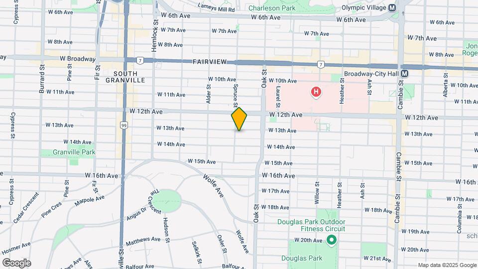 2930 Spruce St Map and Location Details