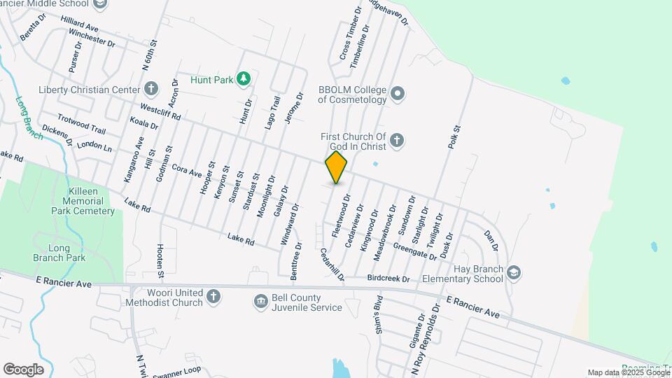 2012 Cedarhill Dr Map and Location Details