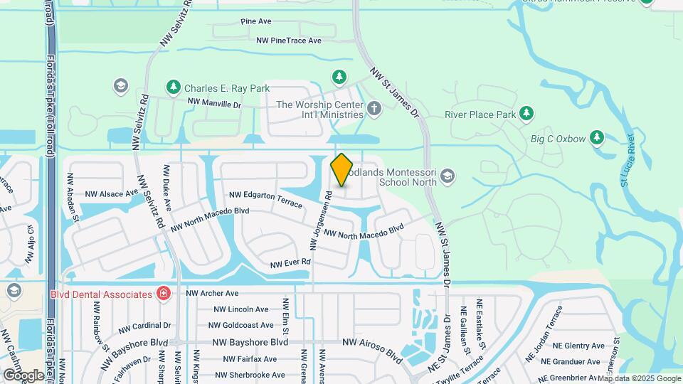 4605 NW Gastonia St Map and Location Details