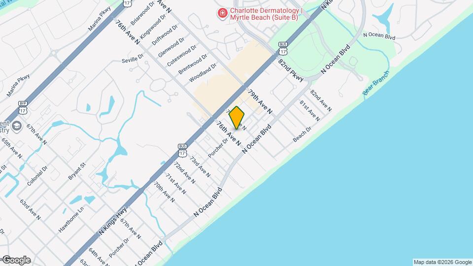 7602 Porcher Dr Map and Location Details