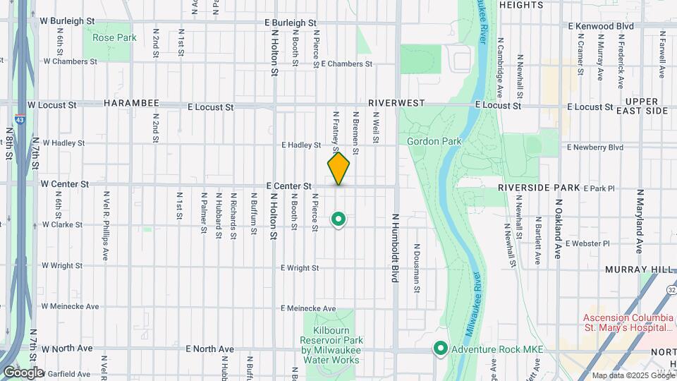 801 E Center St Map and Location Details