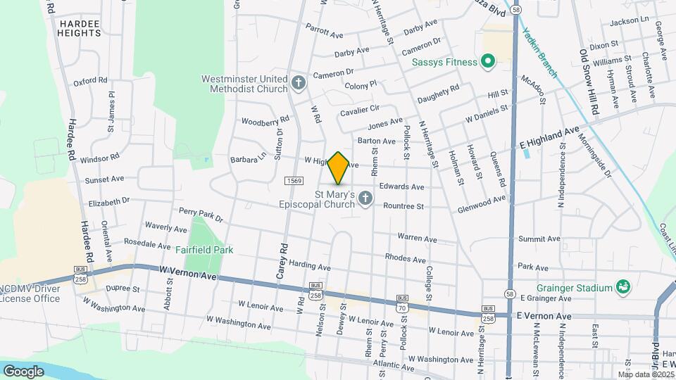 908 Edwards Ave Map and Location Details