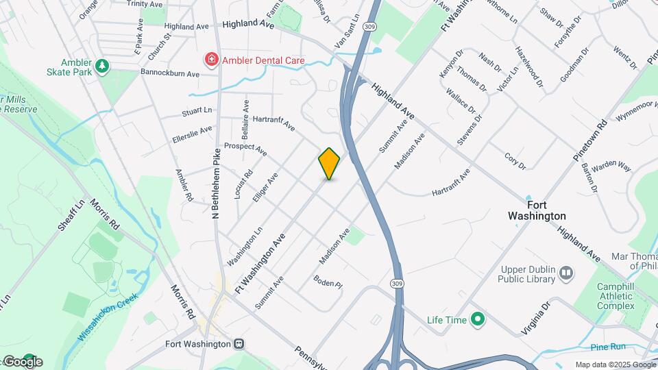 415 Ft Washington Ave Map and Location Details