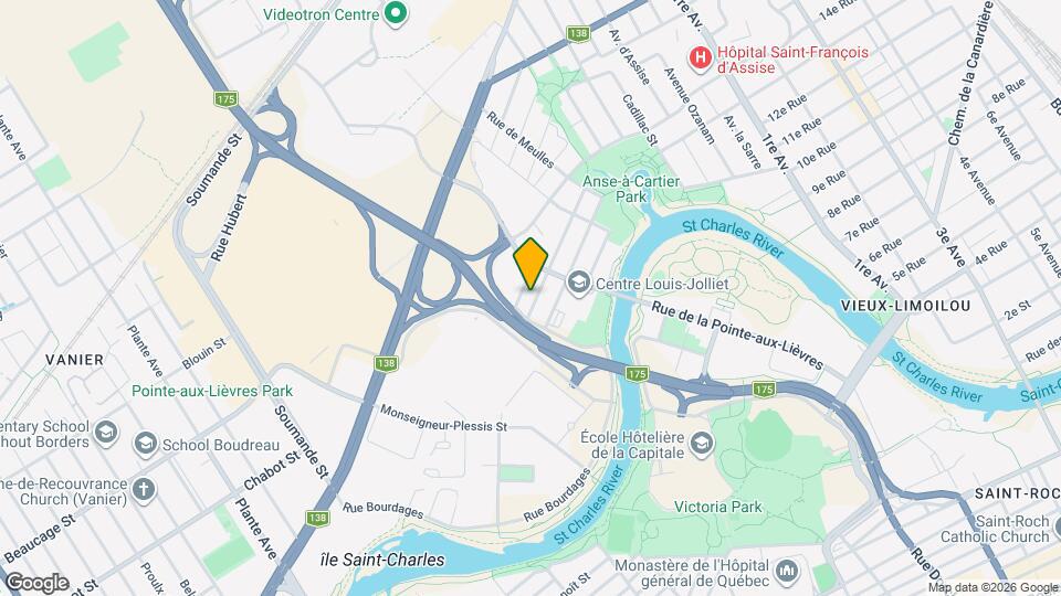 462 Papineau Rue Map and Location Details