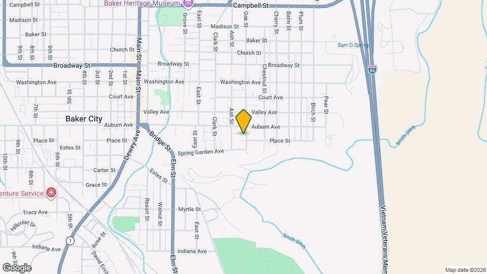 1605 Oak St Map and Location Details