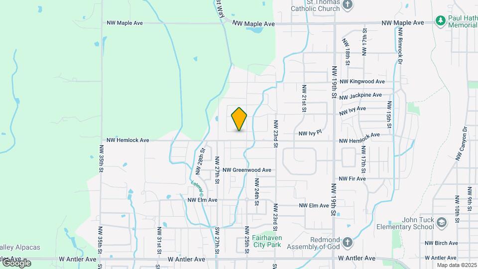 2534 NW Hemlock Wy Map and Location Details