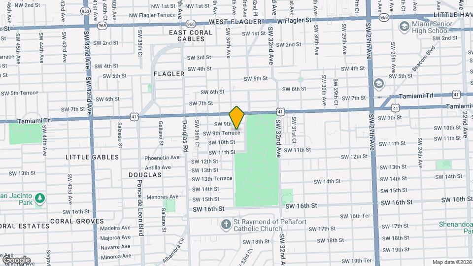 3336 SW 9th Terrace Map and Location Details