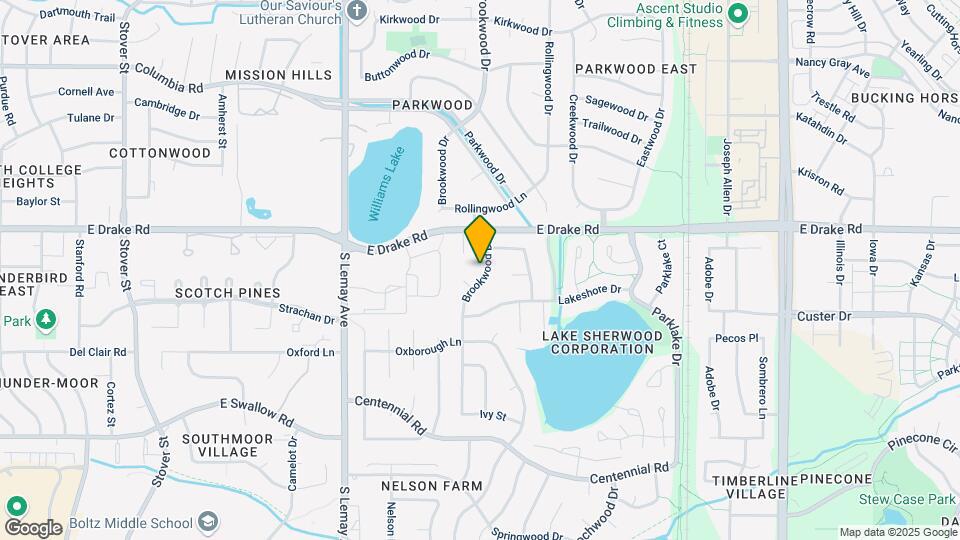 2631 Brookwood Dr Map and Location Details