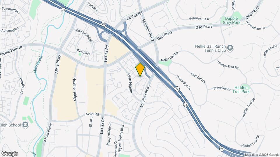 24481 Mozer Dr, Unit Laguna Niguel Mozer Condo Map and Location Details